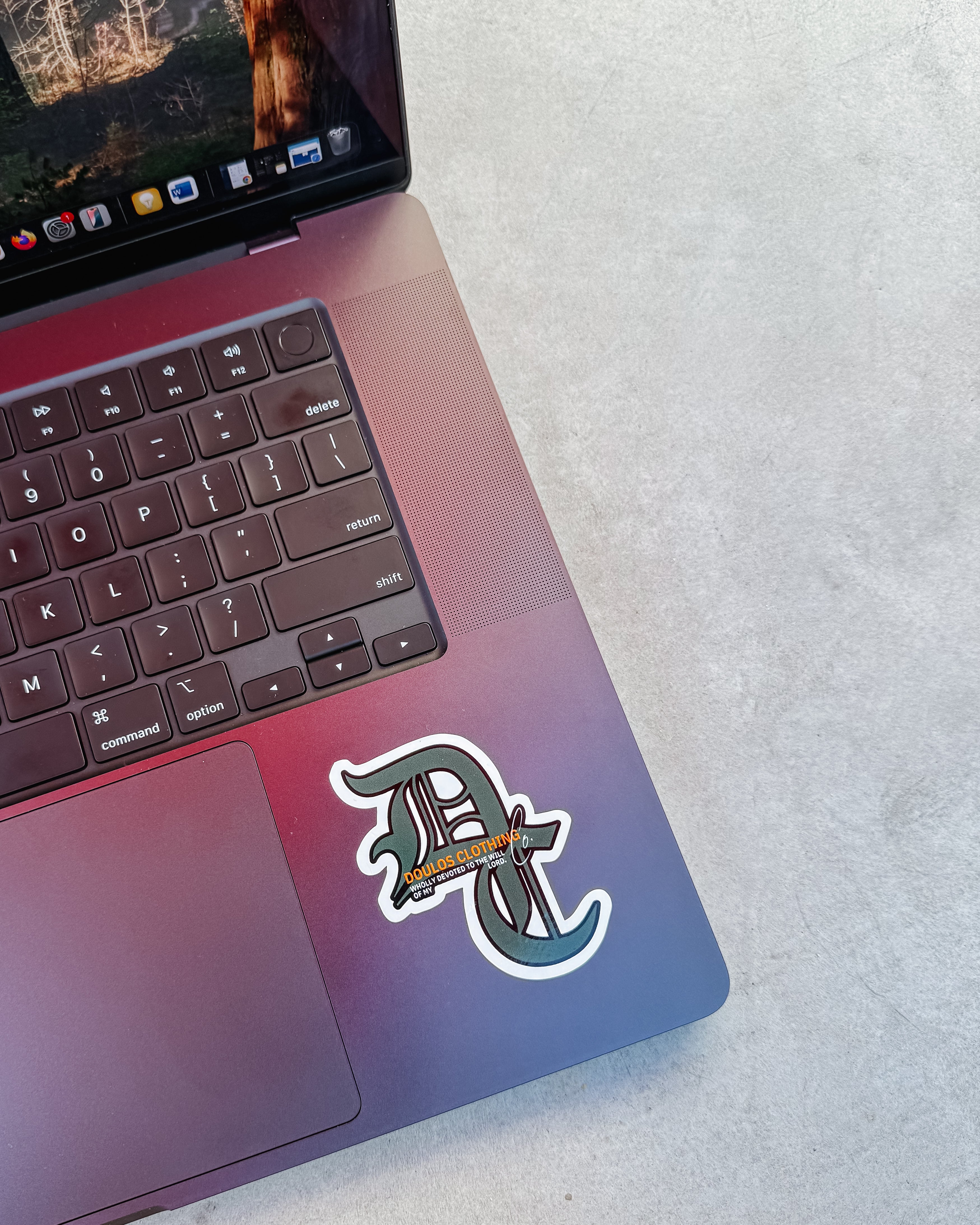 Wholly Devoted Sticker